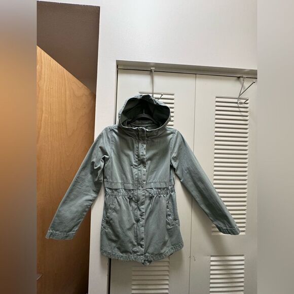 OLD NAVY ARMY GREEN UTILITY JACKET SIZE XL (14) - Picture 4 of 9